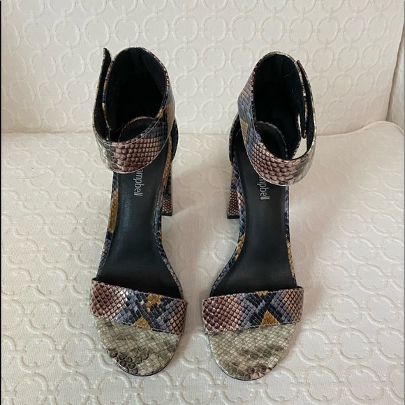 Jeffrey Campbell snake print heels - Picture 3 of 5